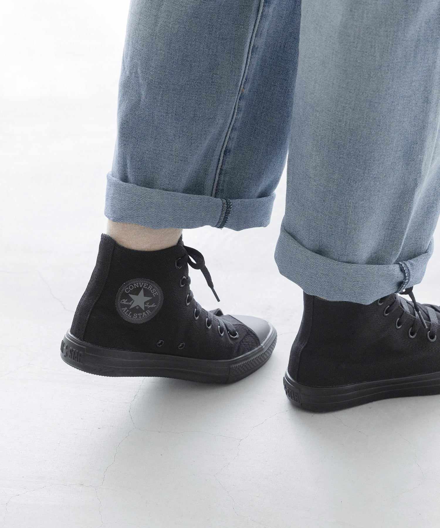 ウェレッグ セレクト welleg sellect コンバース オールスター ライト HI ALL STAR LIGHT （4219ブラックモノクローム／HI） 4219ブラックモノクローム／HI