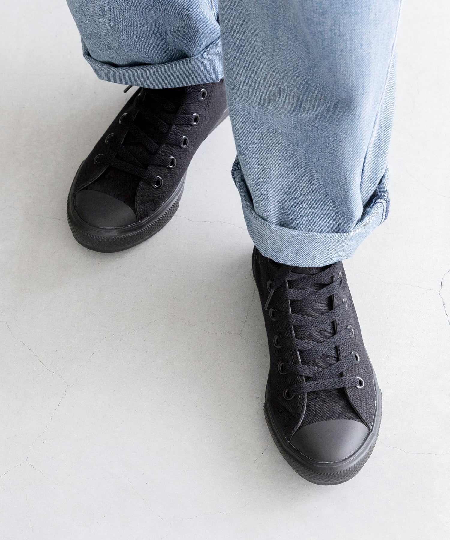 ウェレッグ セレクト welleg sellect コンバース オールスター ライト HI ALL STAR LIGHT （4219ブラックモノクローム／HI） 4219ブラックモノクローム／HI