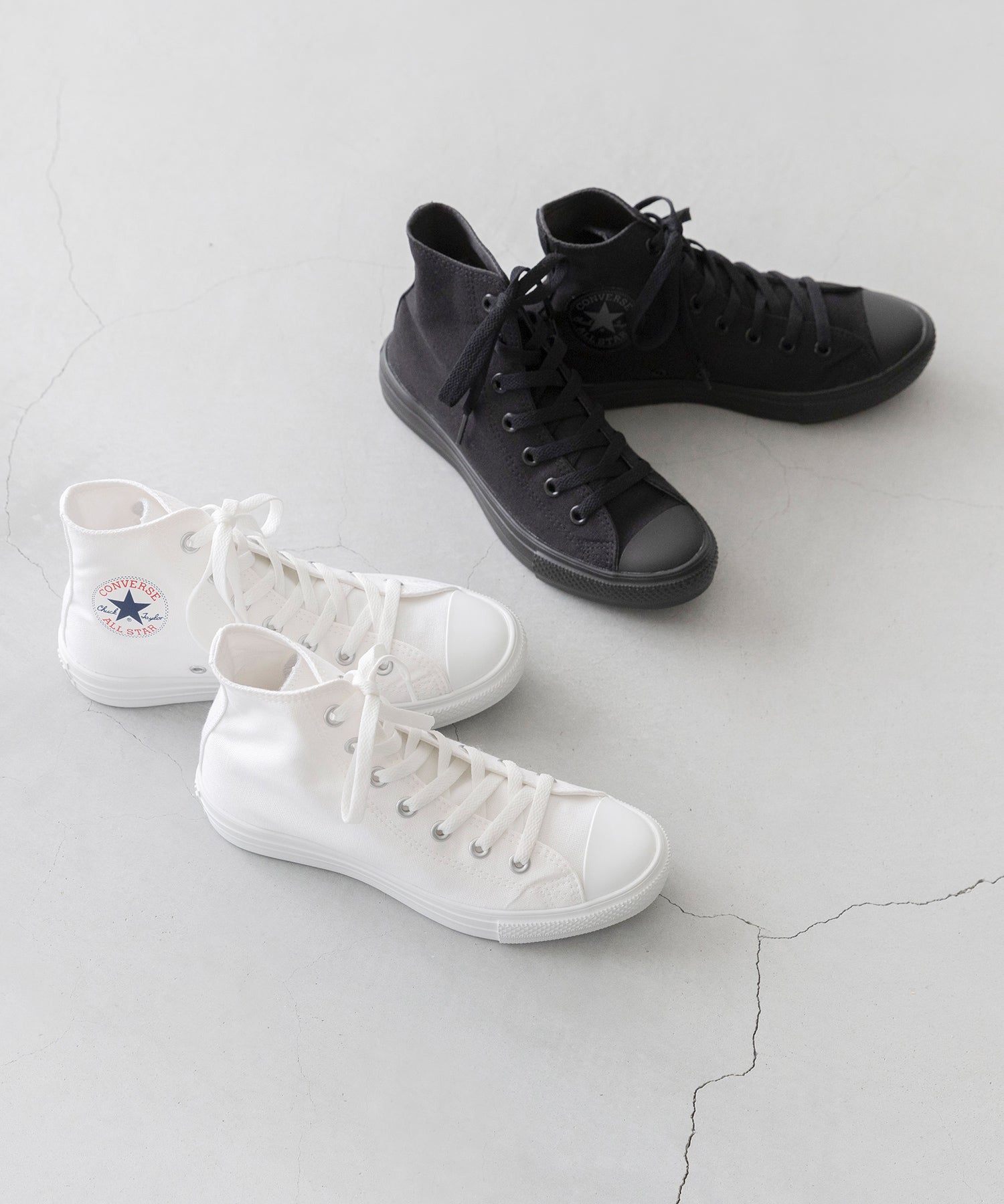 ウェレッグ セレクト welleg sellect コンバース オールスター ライト HI ALL STAR LIGHT （4219ブラックモノクローム／HI） 4219ブラックモノクローム／HI