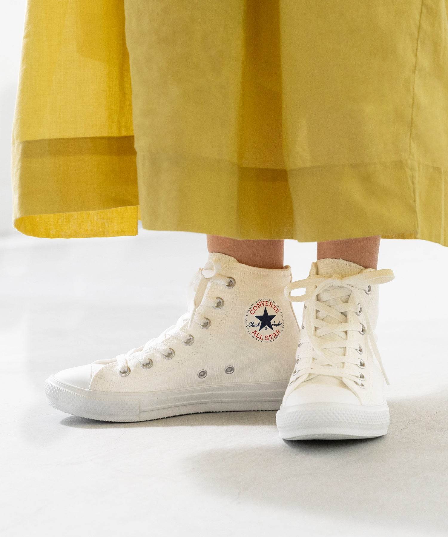 ウェレッグ セレクト welleg sellect コンバース オールスター ライト HI ALL STAR LIGHT （4005ホワイト／HI） 4005ホワイト／HI