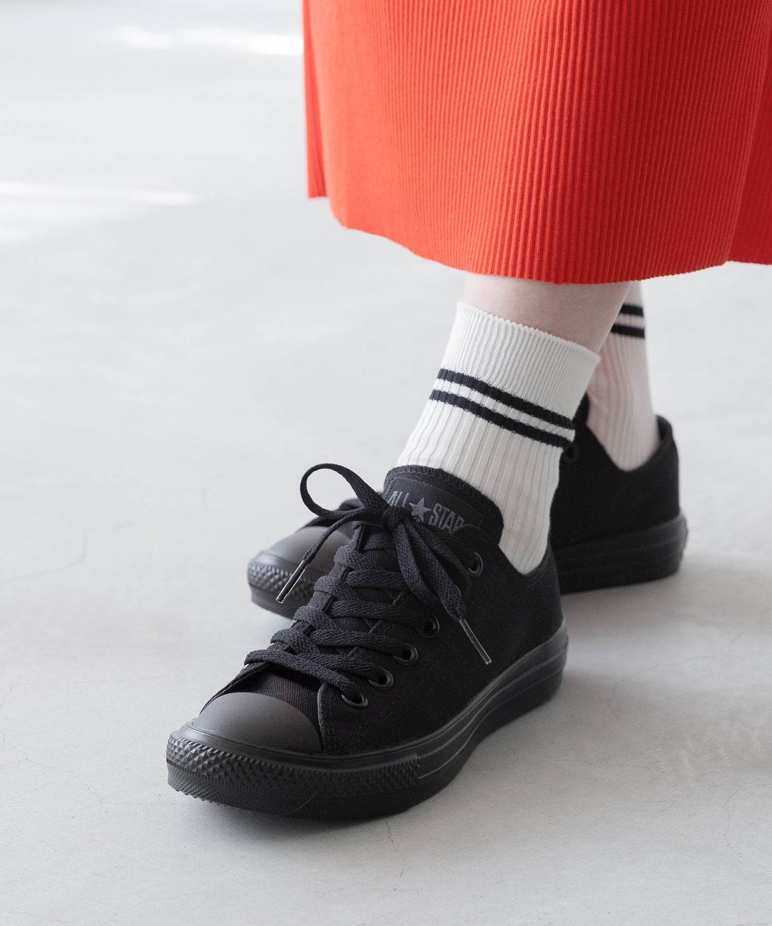 ウェレッグ セレクト welleg sellect コンバース オールスター ライト OX ALL STAR LIGHT （4171ブラックモノクローム／OX） 4171ブラックモノクローム／OX