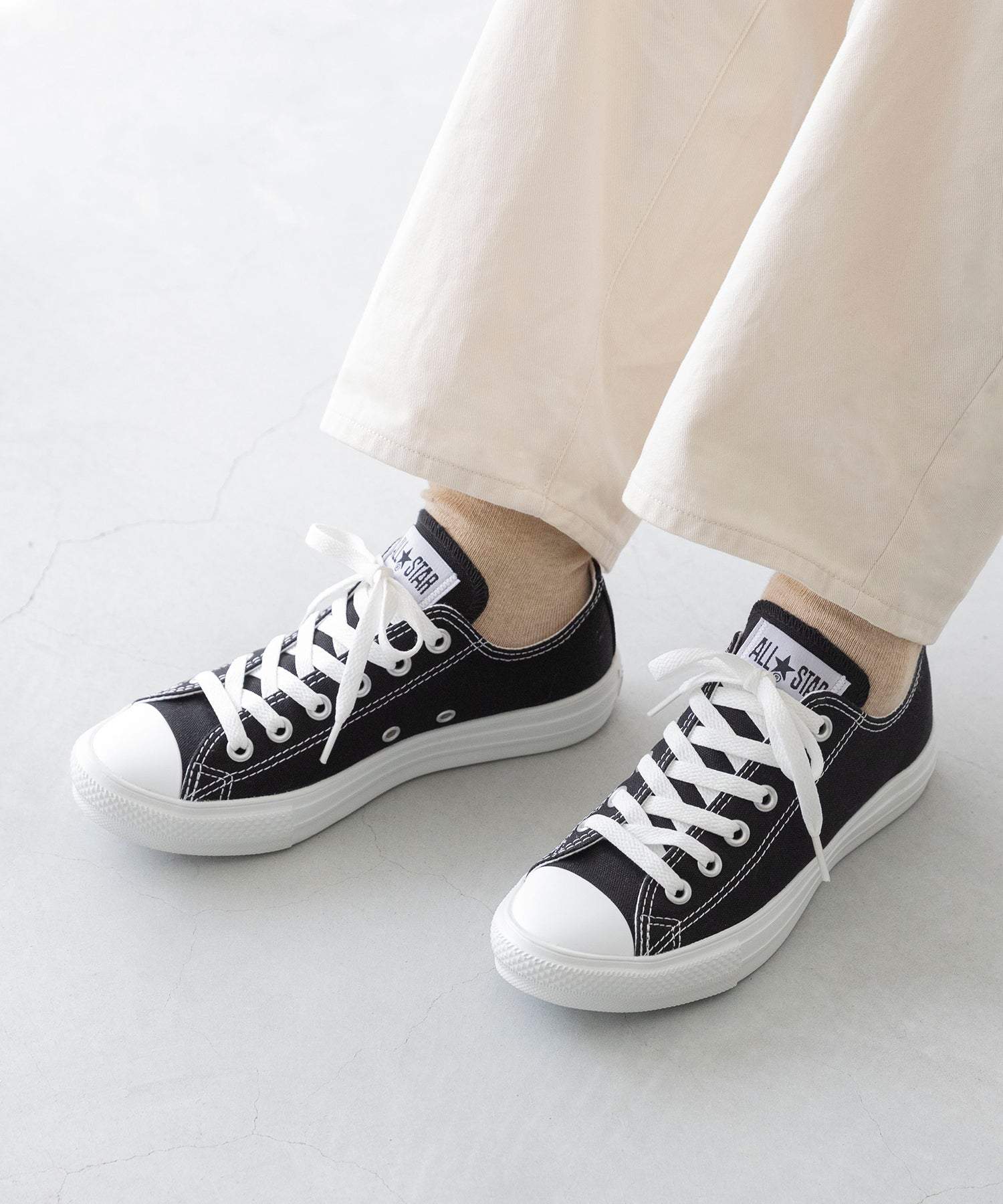 ウェレッグ セレクト welleg sellect コンバース オールスター ライト OX ALL STAR LIGHT （4020ブラック／OX） 4020ブラック／OX