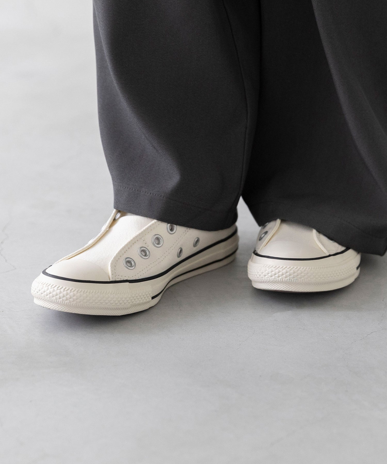 ウェレッグ セレクト welleg sellect CONVERSE コンバース ALL STAR SLIP FE OX オールスター スニーカー （4000ホワイト／OX） 4000ホワイト／OX