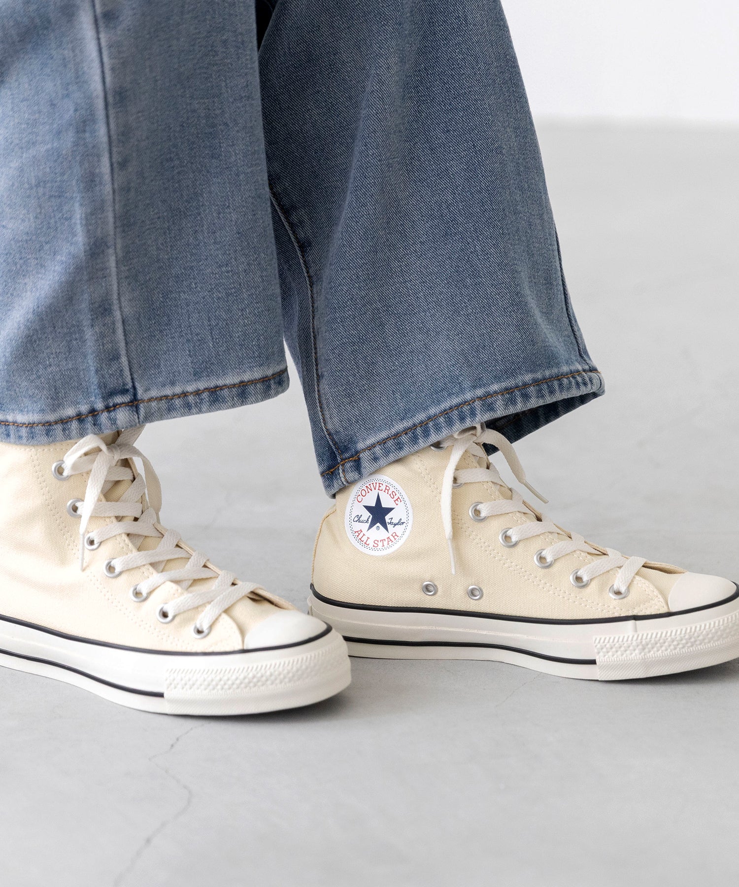 ウェレッグ セレクト welleg sellect CONVERSE コンバース ALL STAR R オールスター アール スニーカー （4003バターホワイトHI） 4003バターホワイトHI