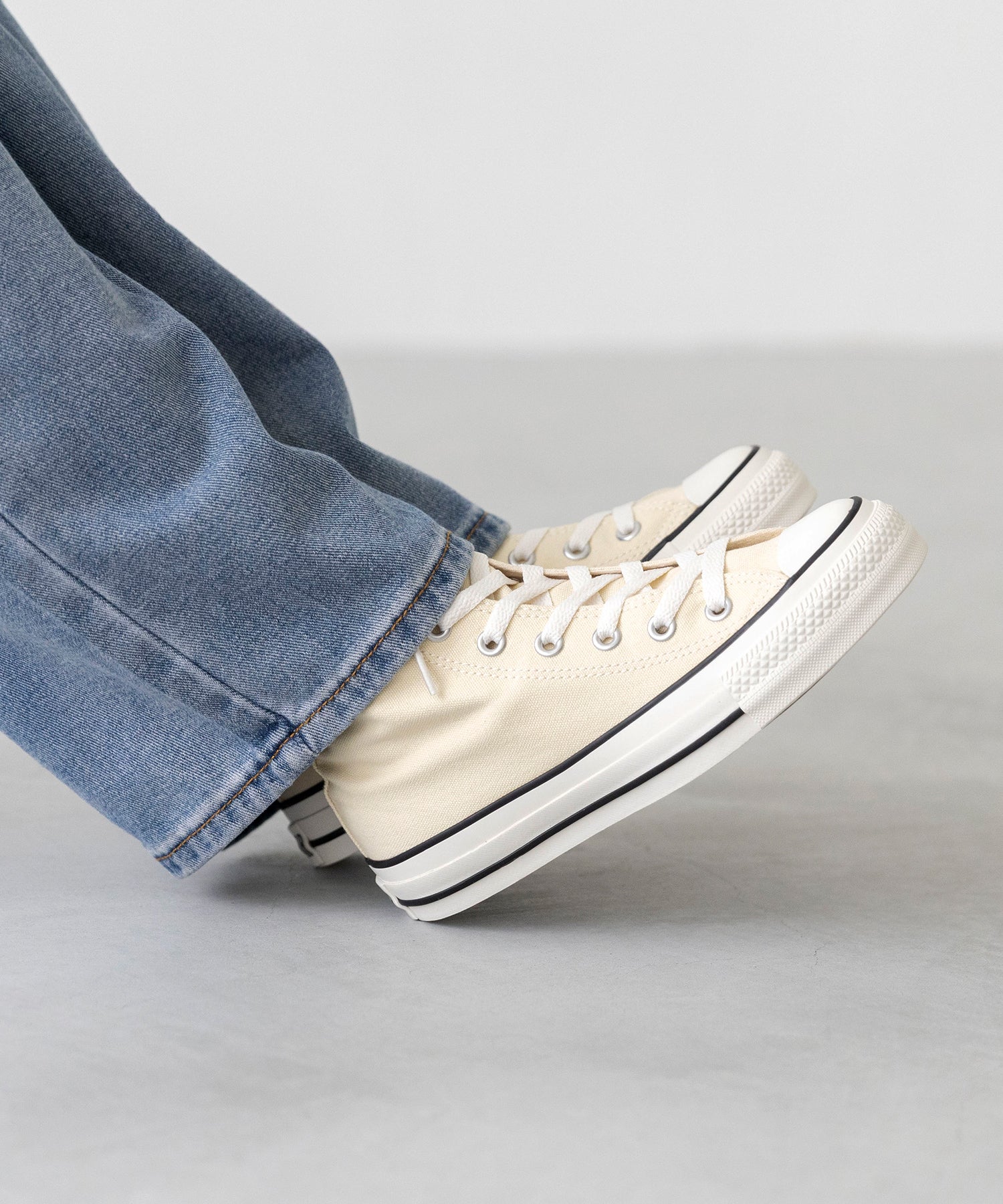 ウェレッグ セレクト welleg sellect CONVERSE コンバース ALL STAR R オールスター アール スニーカー （4003バターホワイトHI） 4003バターホワイトHI