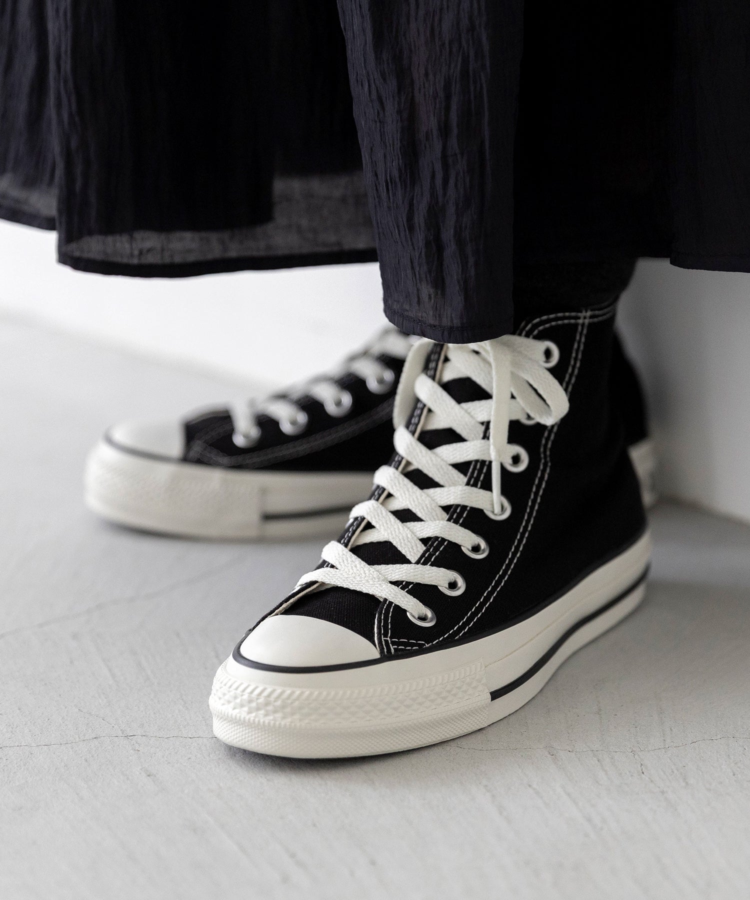 ウェレッグ セレクト welleg sellect CONVERSE コンバース ALL STAR R オールスター アール スニーカー （4216ブラックHI） 4216ブラックHI