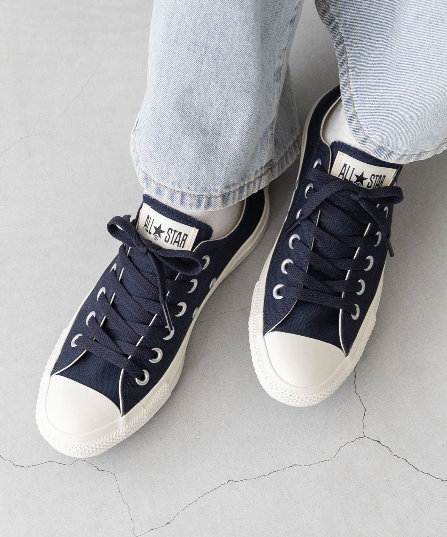 ウェレッグ セレクト welleg sellect CONVERSE コンバース ALL STAR ARMY’S OX オールスター アーミーズ ローカット スニーカー （4074ダークネイビー） 4074ダークネイビー