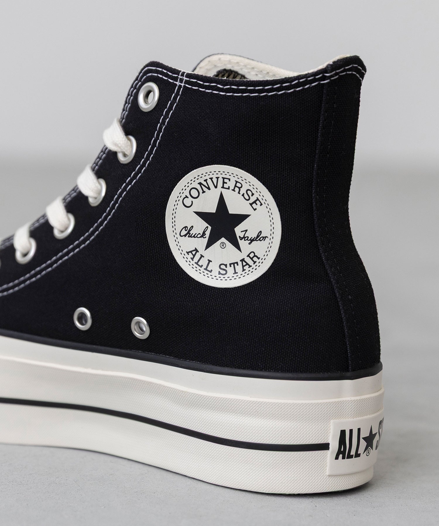 ウェレッグ セレクト welleg sellect CONVERSE コンバース ALL STAR LIFTED HI オールスター リフテッド ハイカット 厚底 スニーカー （4020ブラックHI） 4020ブラックHI