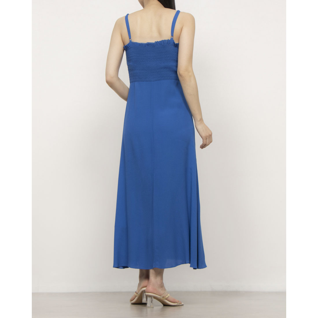 ウィッスルズ WHISTLES Glacia Smocked Dress （Blue） Blue
