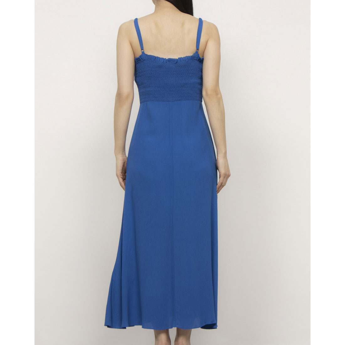 ウィッスルズ WHISTLES Glacia Smocked Dress （Blue） Blue