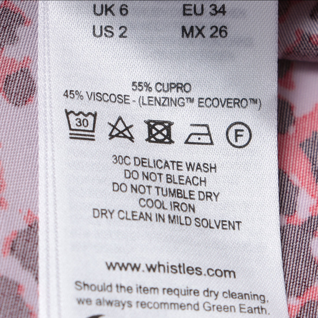 ウィッスルズ WHISTLES Abstract Cheetah Print Dress （Pink/Multi） Pink/Multi