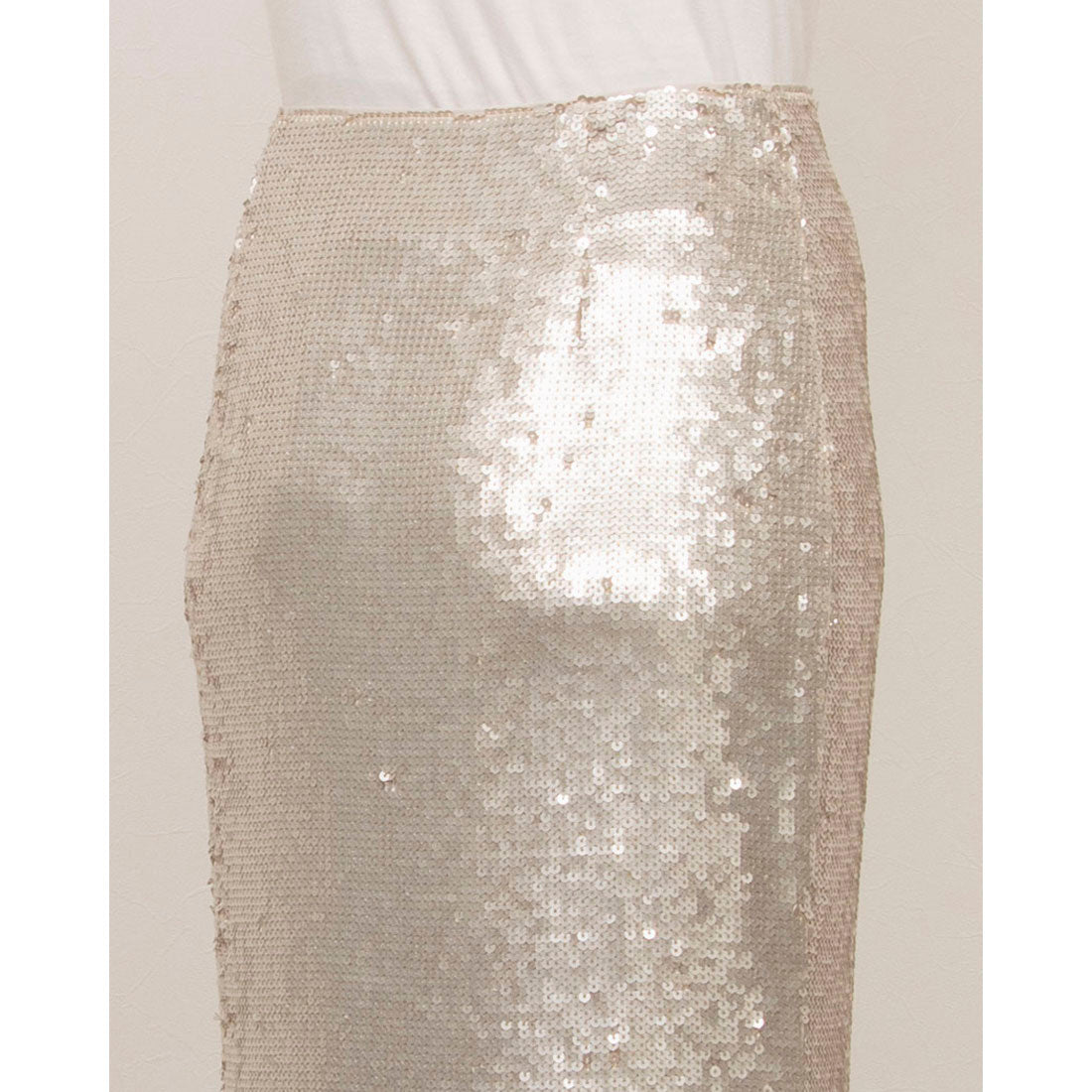 ウィッスルズ WHISTLES Sequin Midi Dress （Silver） Silver