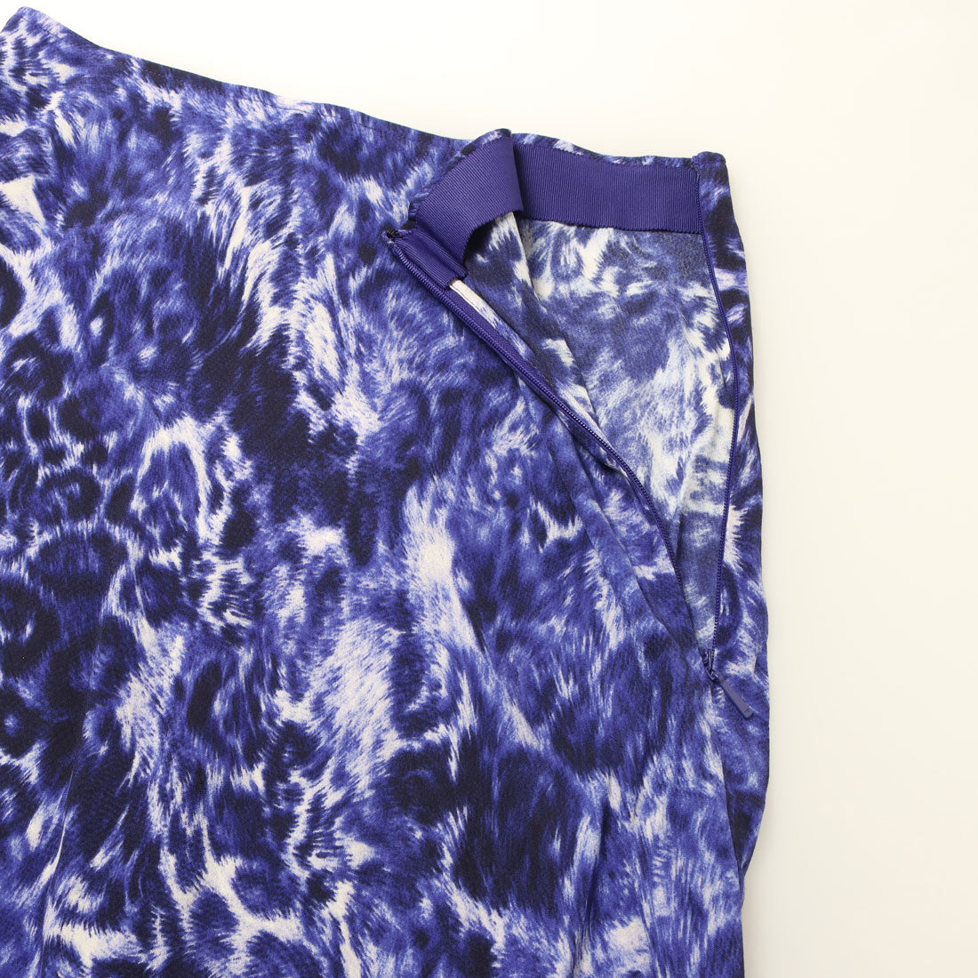 ウィッスルズ WHISTLES Glossy Leopard Bias Skirt （Purple/Multi） Purple/Multi