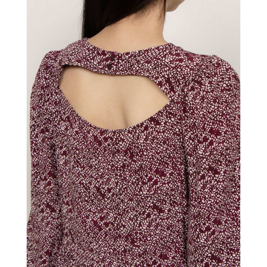 ウィッスルズ WHISTLES Rough Weave Cut Out Peplum Top （Pink/Multi） Pink/Multi