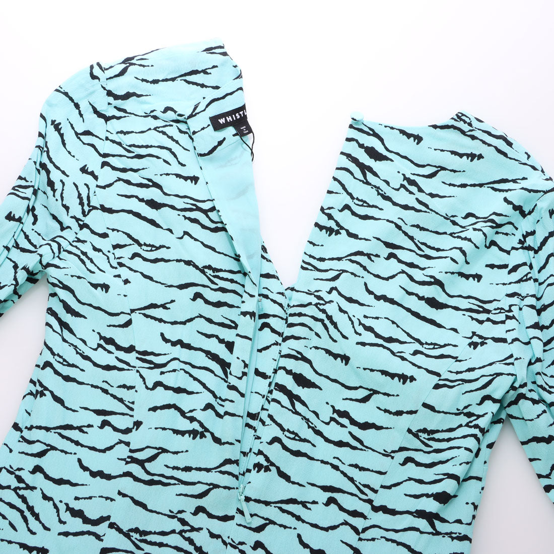 ウィッスルズ WHISTLES Inez Abstract Tiger Midi Dress （Multi） Multi
