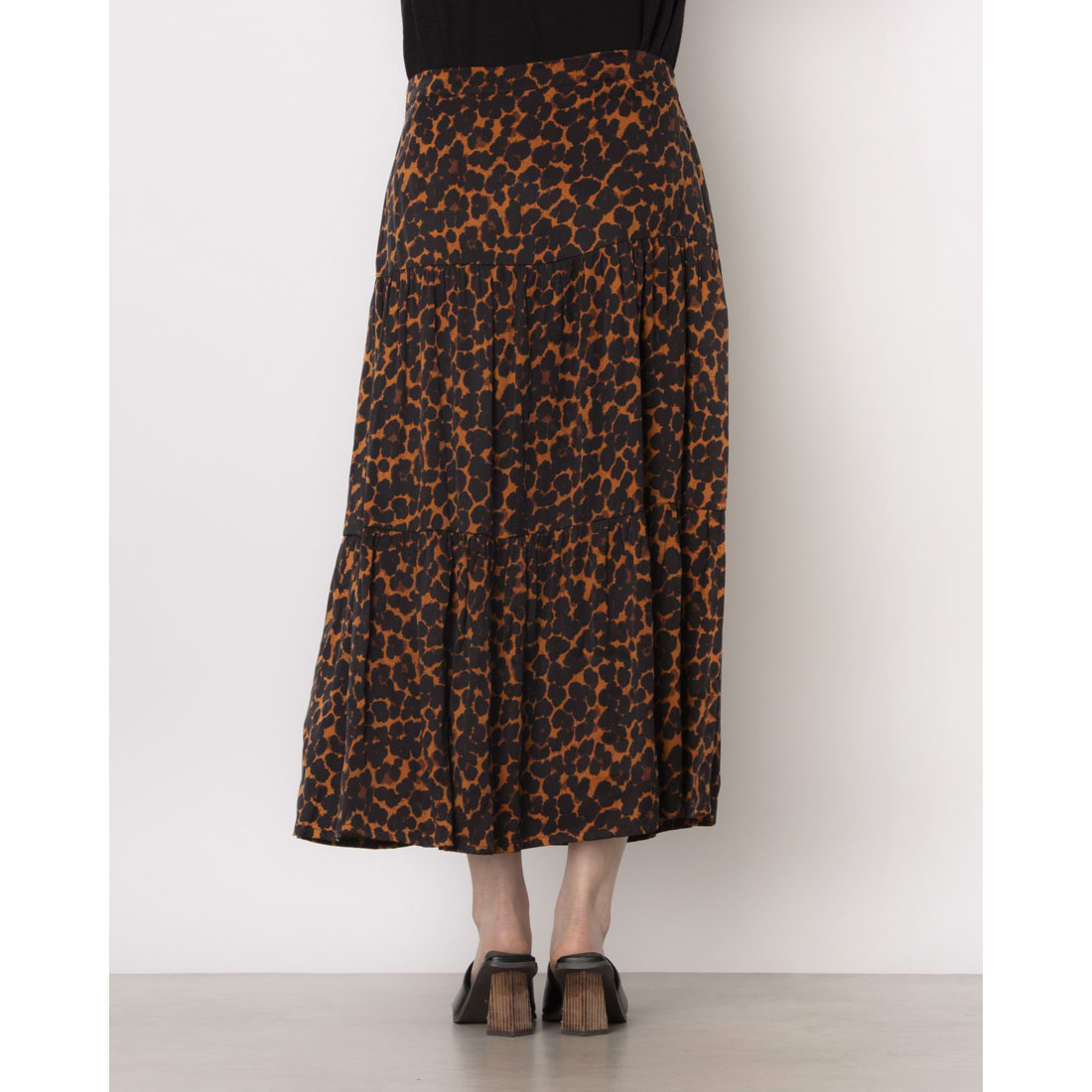 ウィッスルズ WHISTLES Smudge Animal Tiered Skirt （Multicolour） Multicolour