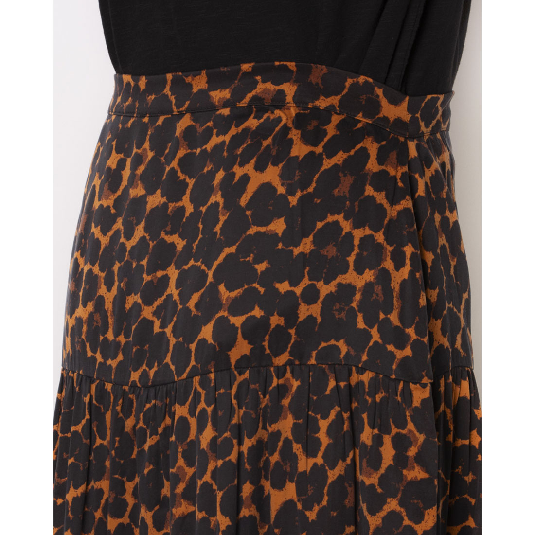 ウィッスルズ WHISTLES Smudge Animal Tiered Skirt （Multicolour） Multicolour