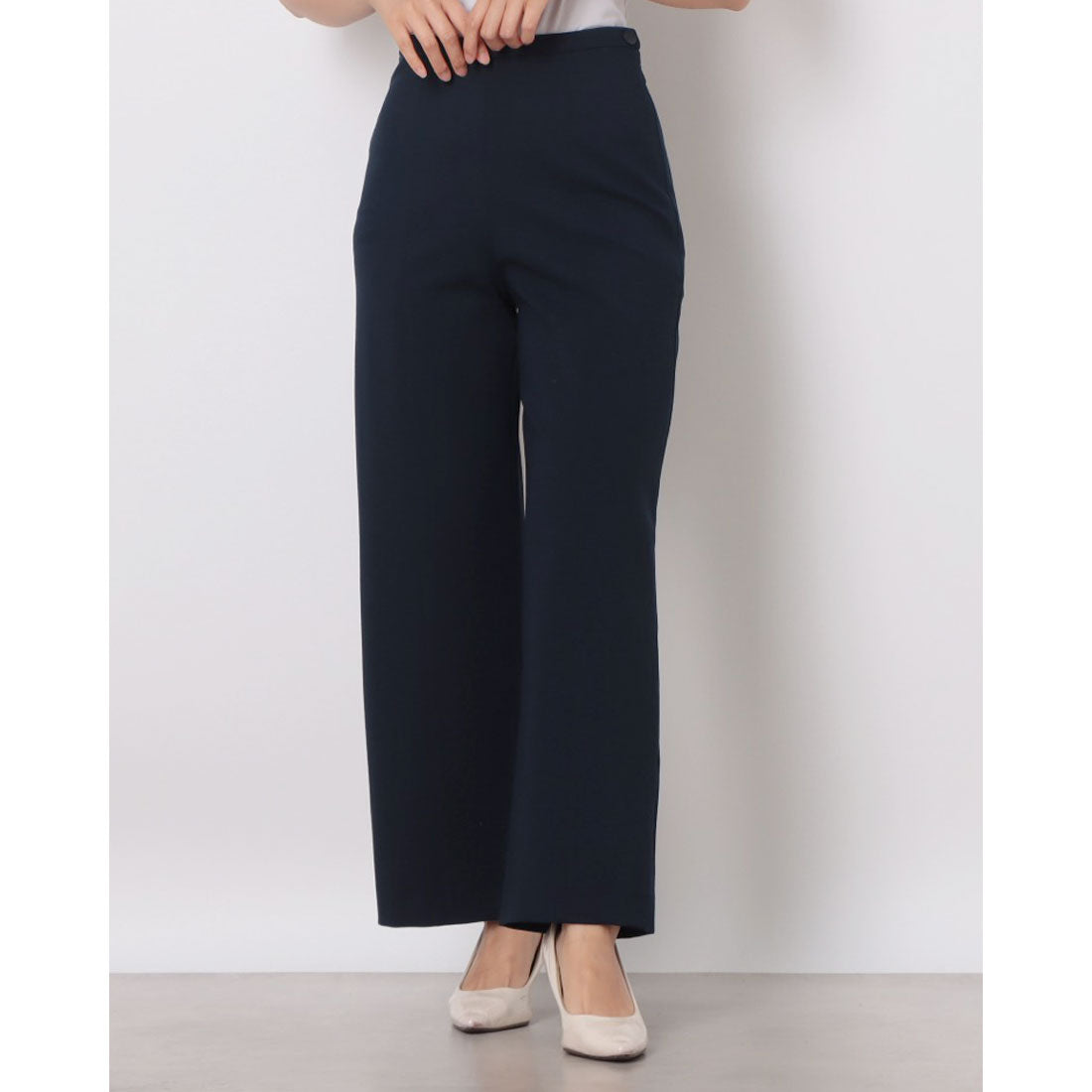 ウィッスルズ WHISTLES Camilla Wide Leg Trouser （Navy） Navy