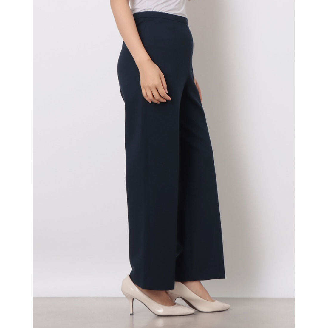 ウィッスルズ WHISTLES Camilla Wide Leg Trouser （Navy） Navy