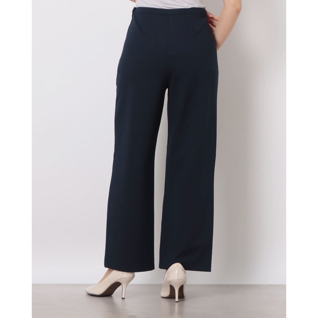 ウィッスルズ WHISTLES Camilla Wide Leg Trouser （Navy） Navy