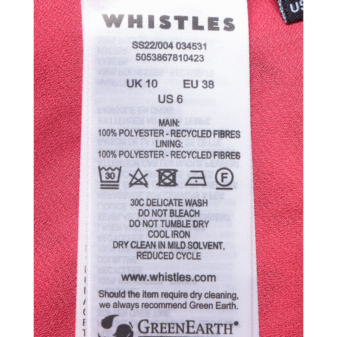ウィッスルズ WHISTLES Jungle Cheetah Pleated Dress （Pink/Multi） Pink/Multi