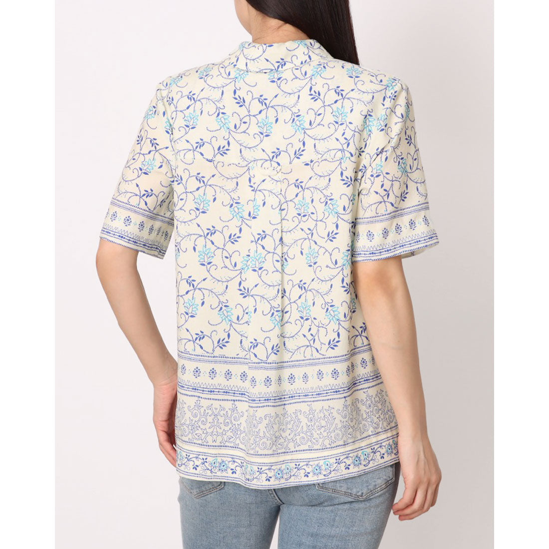 ウィッスルズ WHISTLES Bandana Print Bcwling Shirt （Multicolour） Multicolour