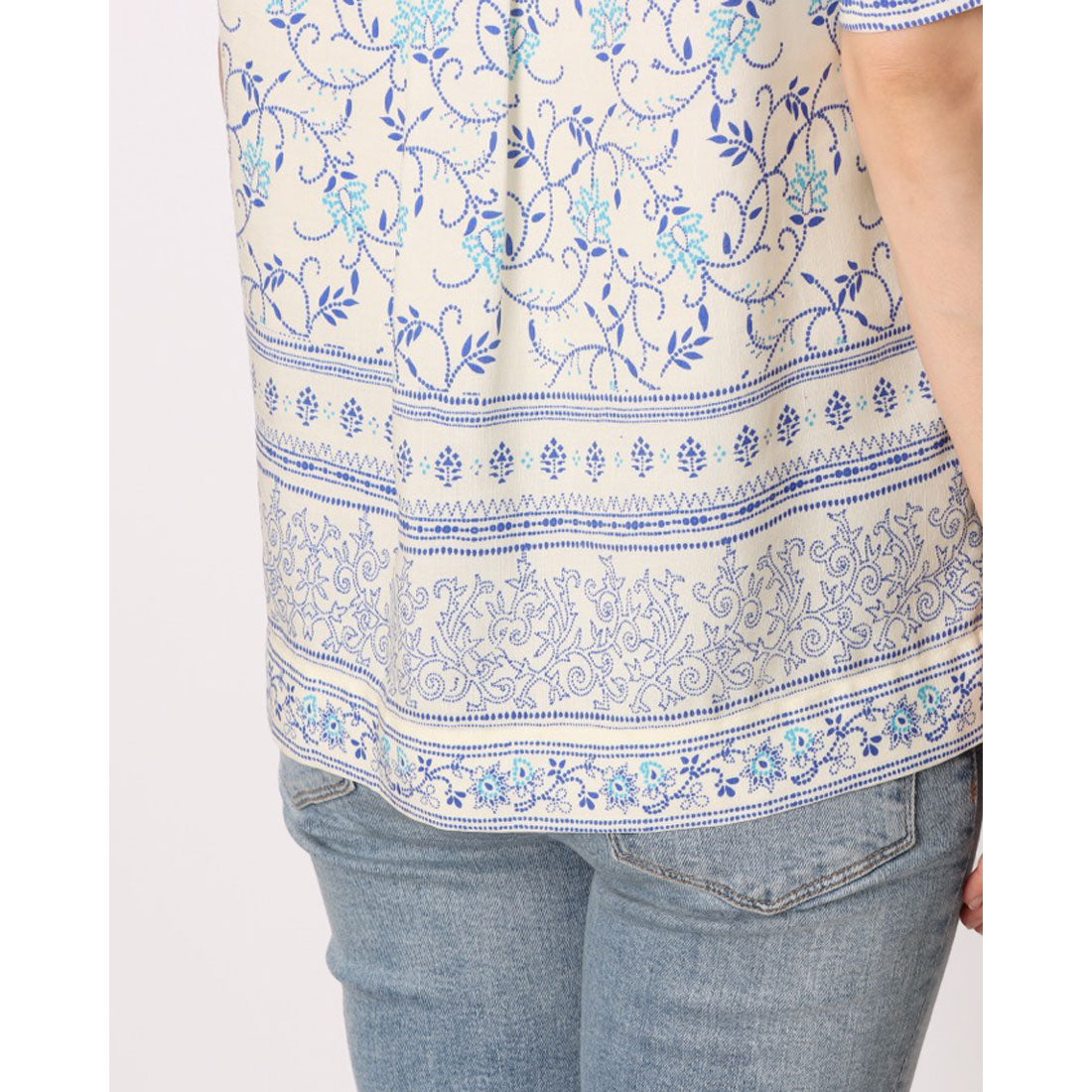 ウィッスルズ WHISTLES Bandana Print Bcwling Shirt （Multicolour） Multicolour