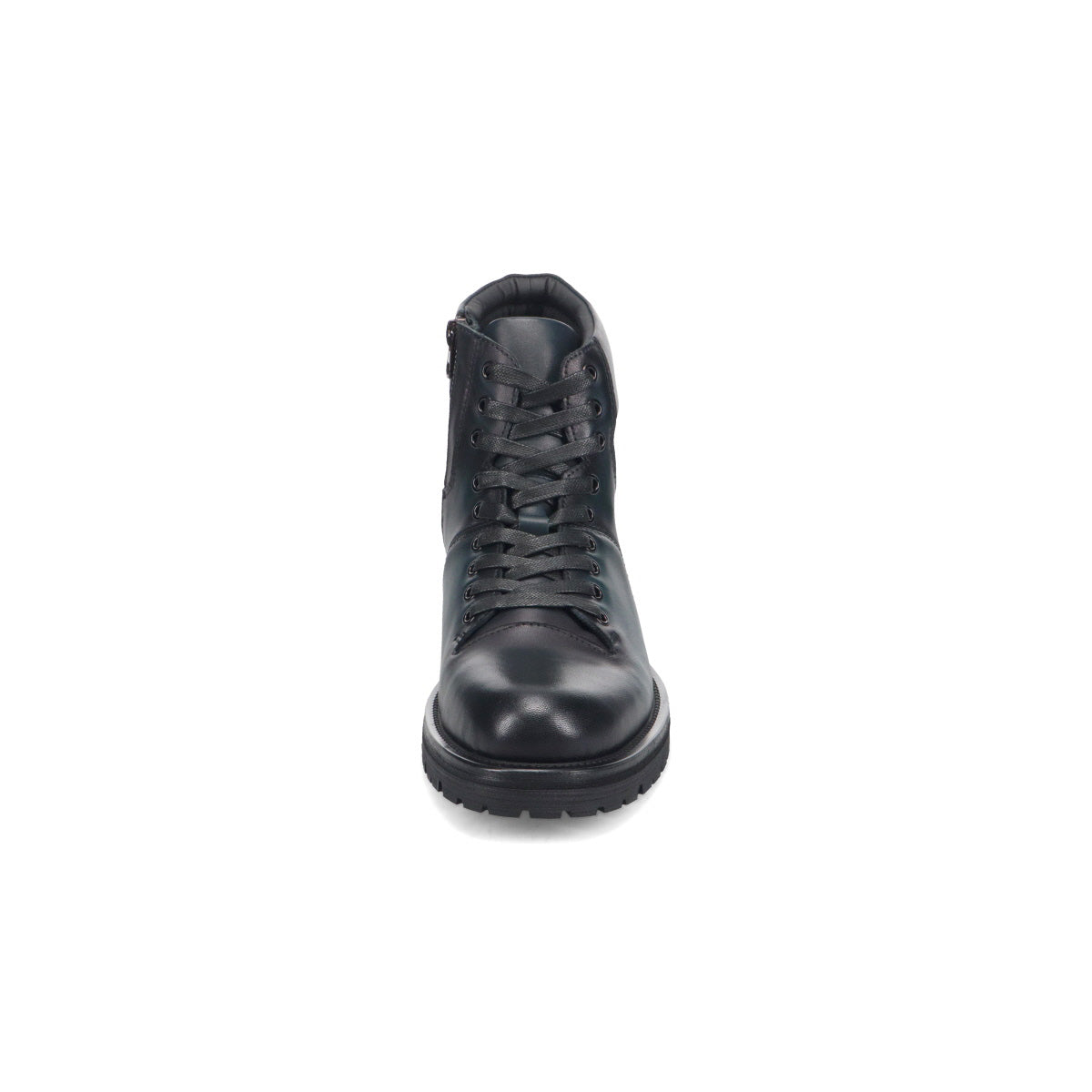 Whoop-de-doo' Clast Leather Lace-Up Boots