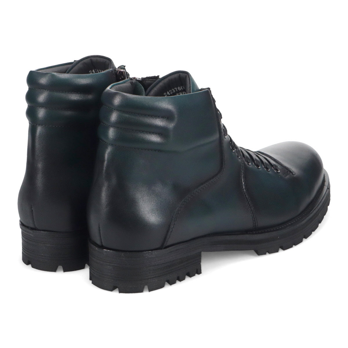 Whoop-de-doo' Clast Leather Lace-Up Boots