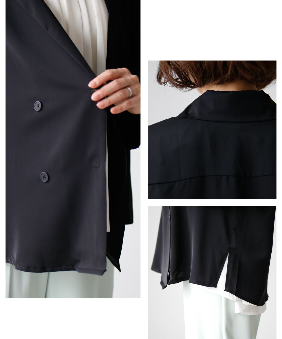 Ehre style Must-see for working women! Blouse jacket for temperature differences and sunburn prevention!