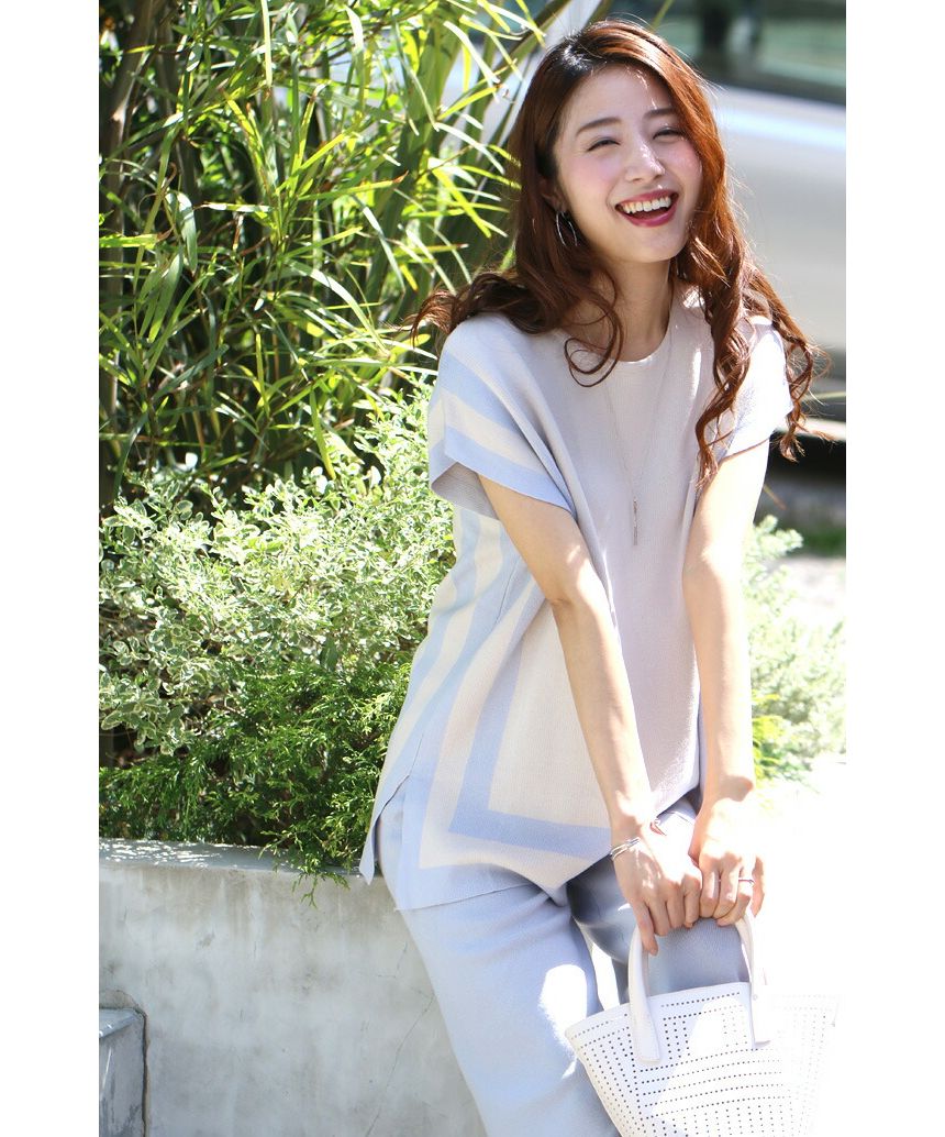 エーレスタイル Ehre style ［お仕事服にも使える］品良く決まるニットセットアップ