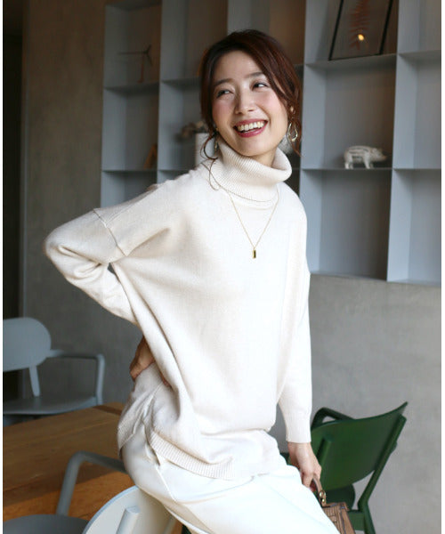 エーレスタイル Ehre style 秋冬の定番ニットタートルを女っぽく