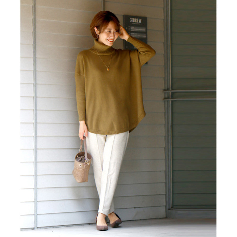 エーレスタイル Ehre style 秋冬の定番ニットタートルを女っぽく