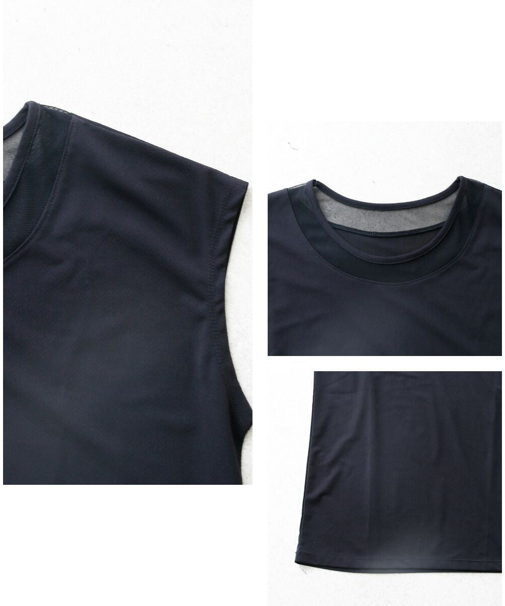 Ehre style Innerwear that can also be worn! Beautiful neck sheer top