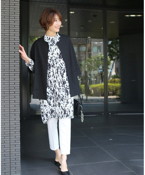 Ehre style [Can be used for work clothes] A summer linen jacket that is light and cool for both work and daily wear!
