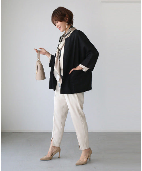 Ehre style [Can be used for work clothes] A summer linen jacket that is light and cool for both work and daily wear!