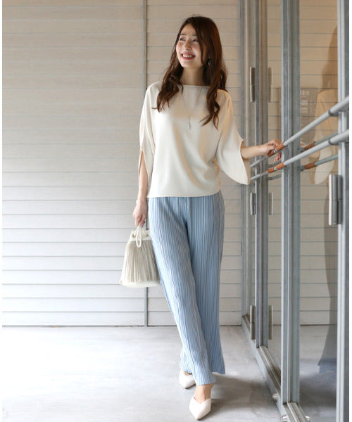 エーレスタイル Ehre style  シャツ ブラウス オフィスカジュアル  七分袖  ブラウス キレイめ シワになりにくい 卒業式 入学式  結婚式二次会 セレモニー 七分袖  トップス 仕事  （ホワイト） ホワイト