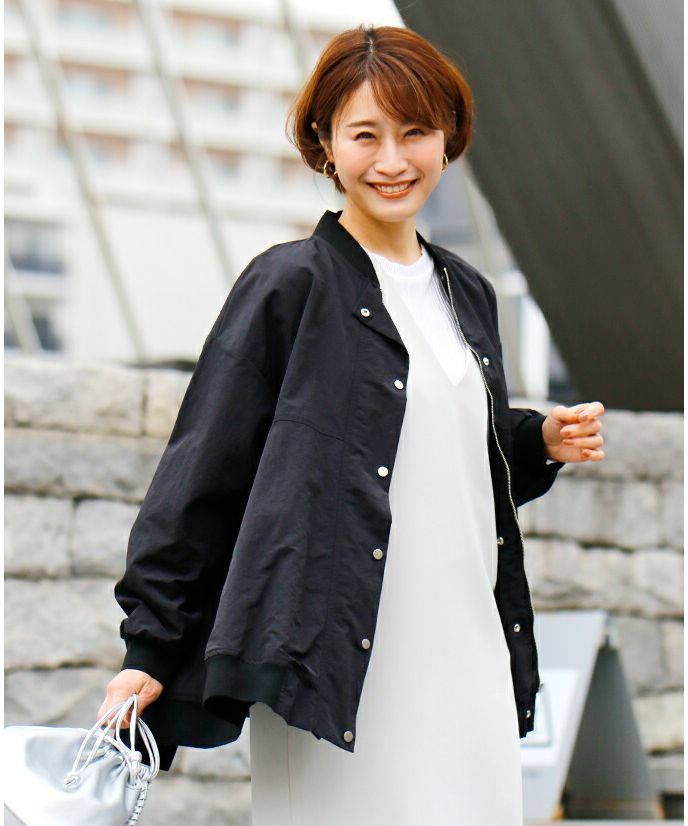 エーレスタイル Ehre style 手放せなくなる！おとなの綺麗めフレアブルゾン