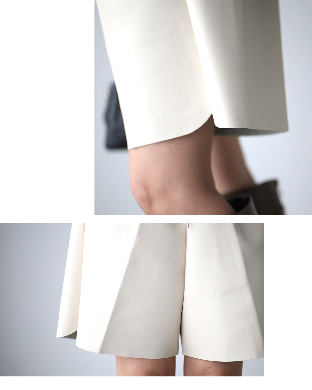 Ehre style I want to challenge! Adult shorts made of faux leather material