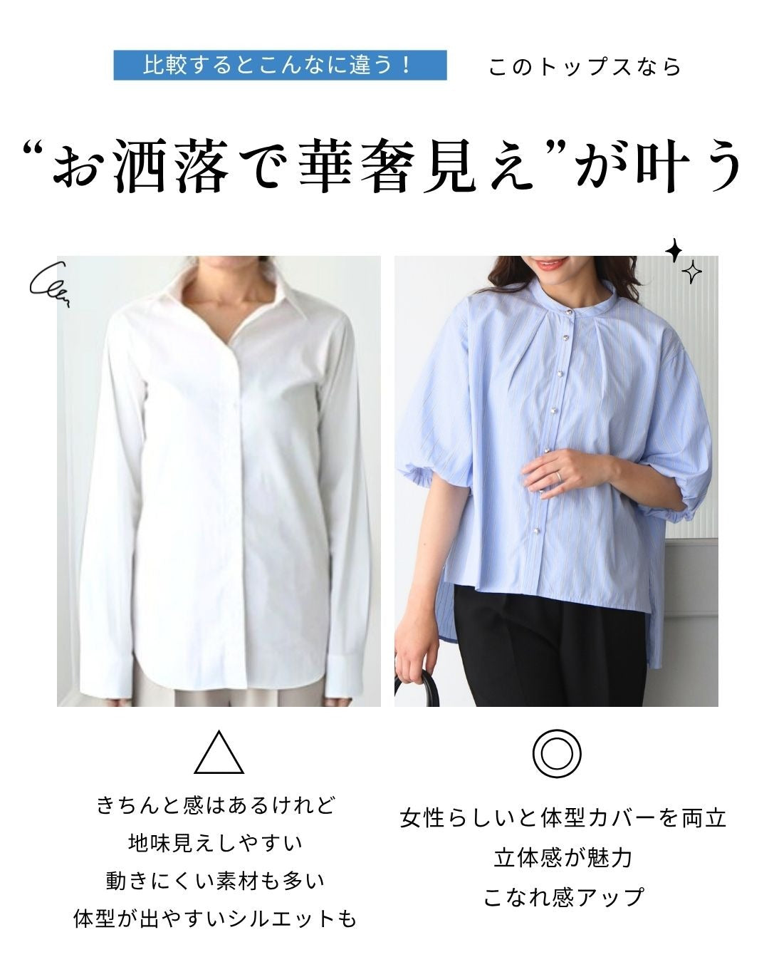 エーレスタイル Ehre style 着回し力あり！オフィスも休日もバルーン袖シャツ （ブルー） ブルー