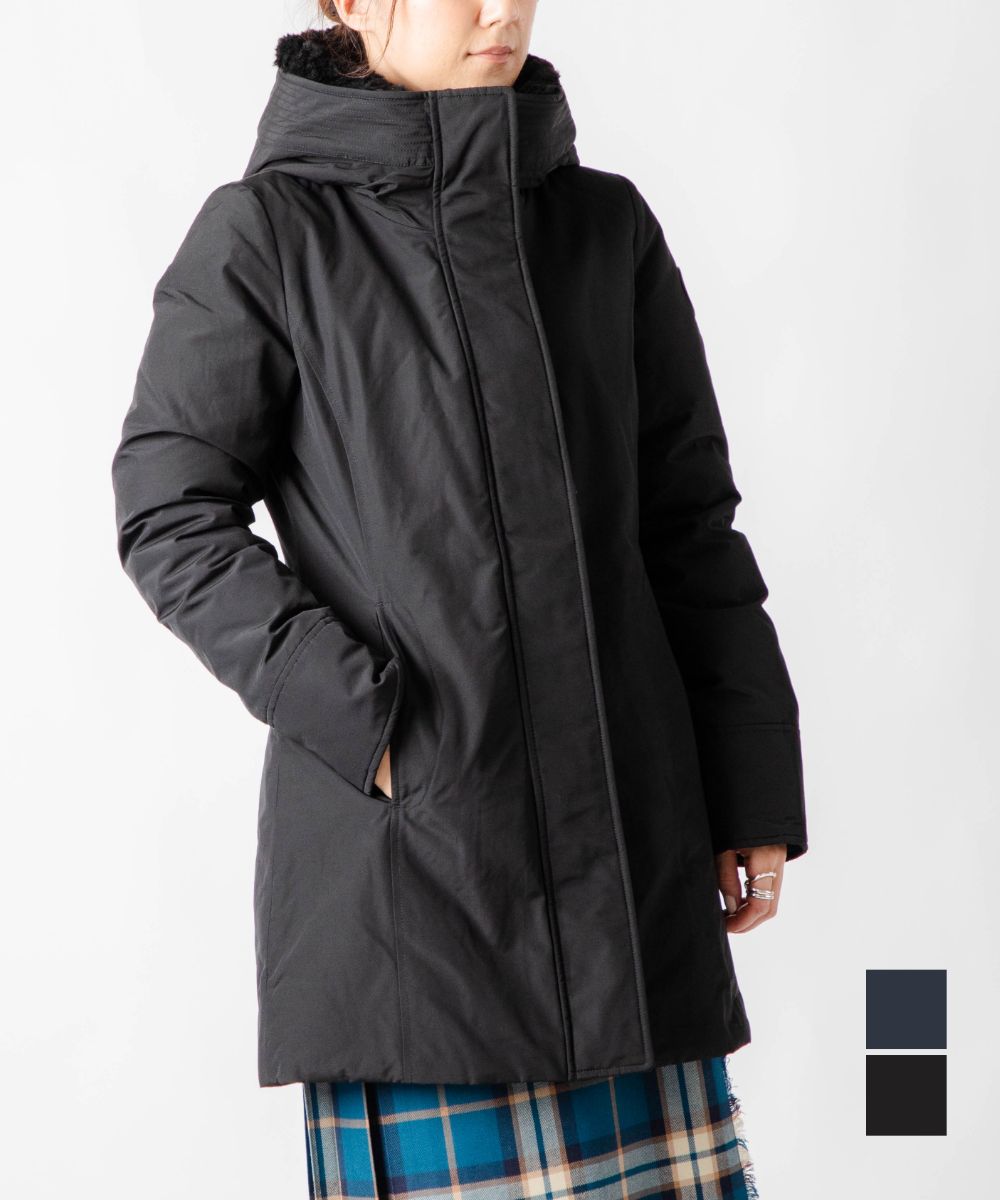 ウールリッチ WOOLRICH レディース ダウンコート アウター BOULDER FAUX FUR PARKA CFWWOU0724FRUT0001 コットン アウトドア カジュアル （ダークネイビー） ダークネイビー