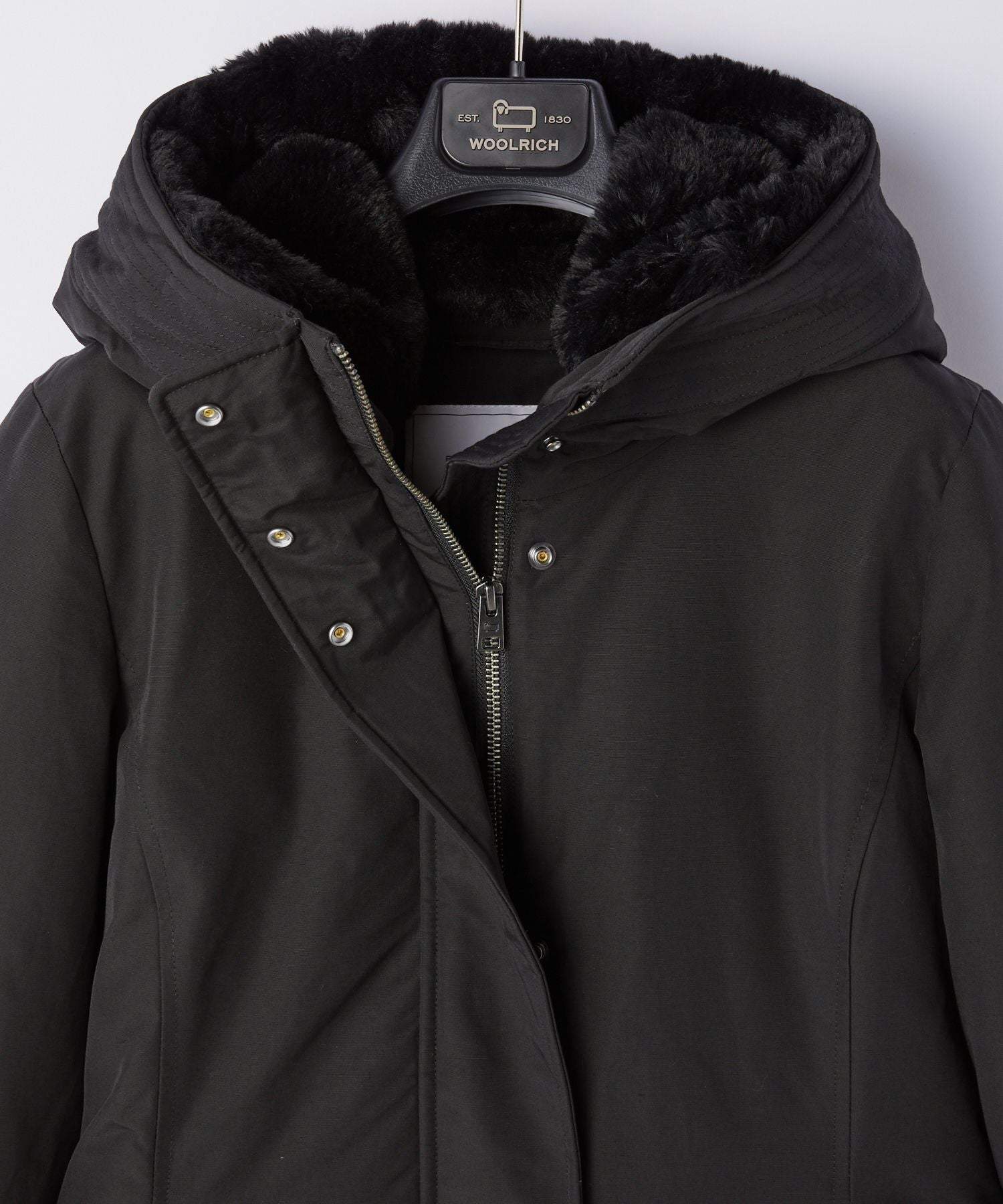 ウールリッチ WOOLRICH レディース ダウンコート アウター BOULDER FAUX FUR PARKA CFWWOU0724FRUT0001 コットン アウトドア カジュアル （ダークネイビー） ダークネイビー