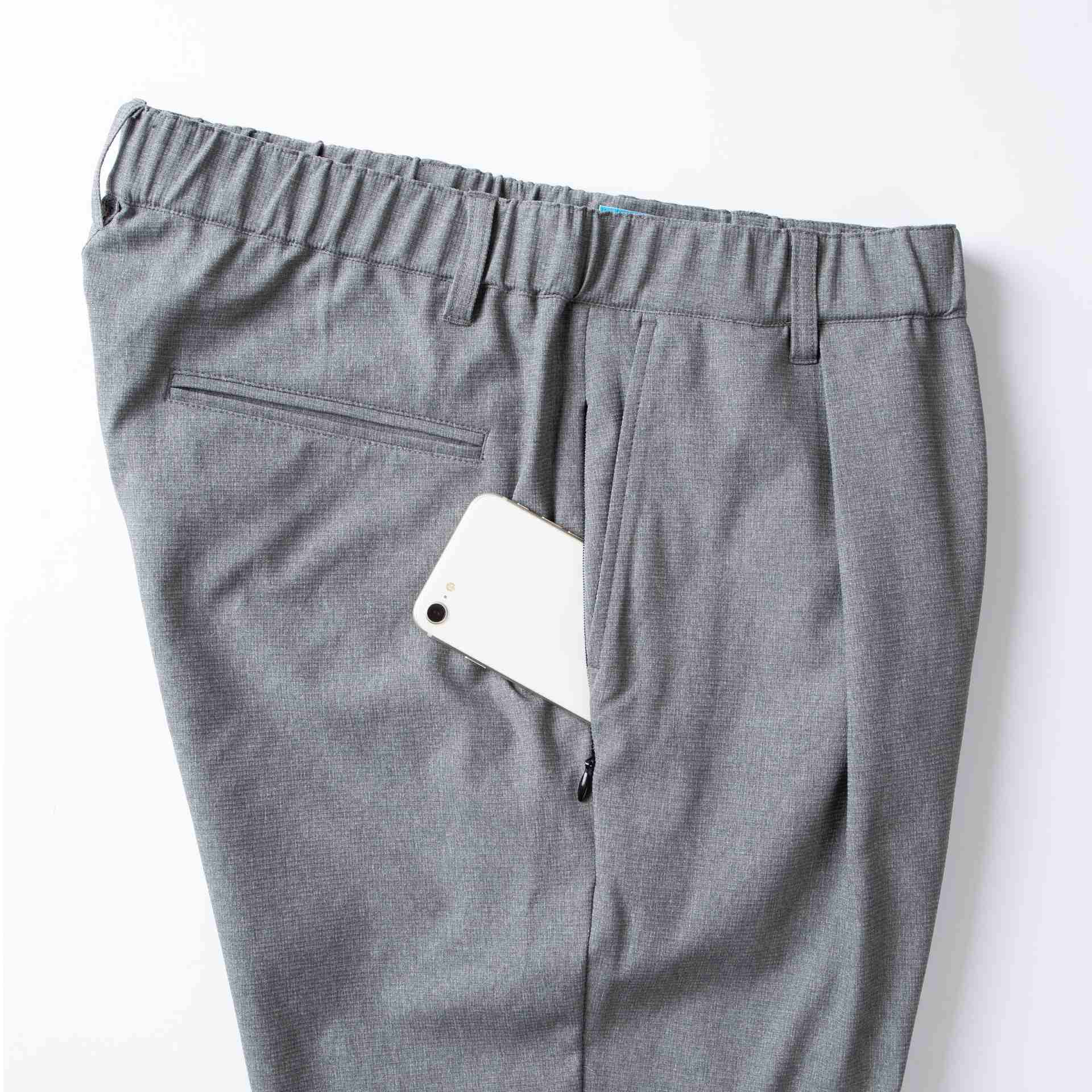 クールワンタックテーパードパンツ （ビターグレー） ビターグレー