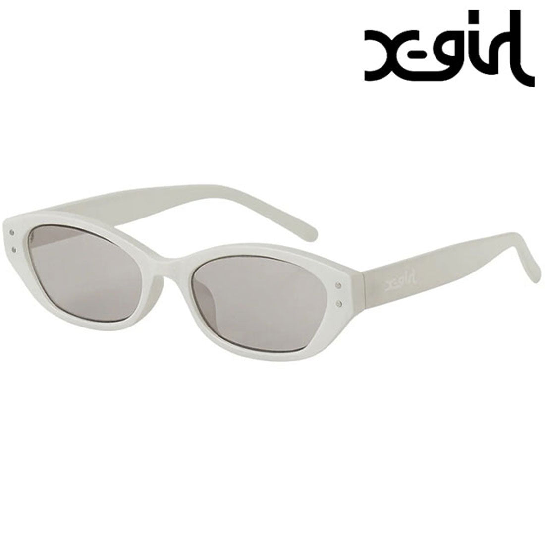 エックスガール X-girl FOX FRAME SUNGLASSES WHITE [105251054024 SS25] （WHITE） WHITE