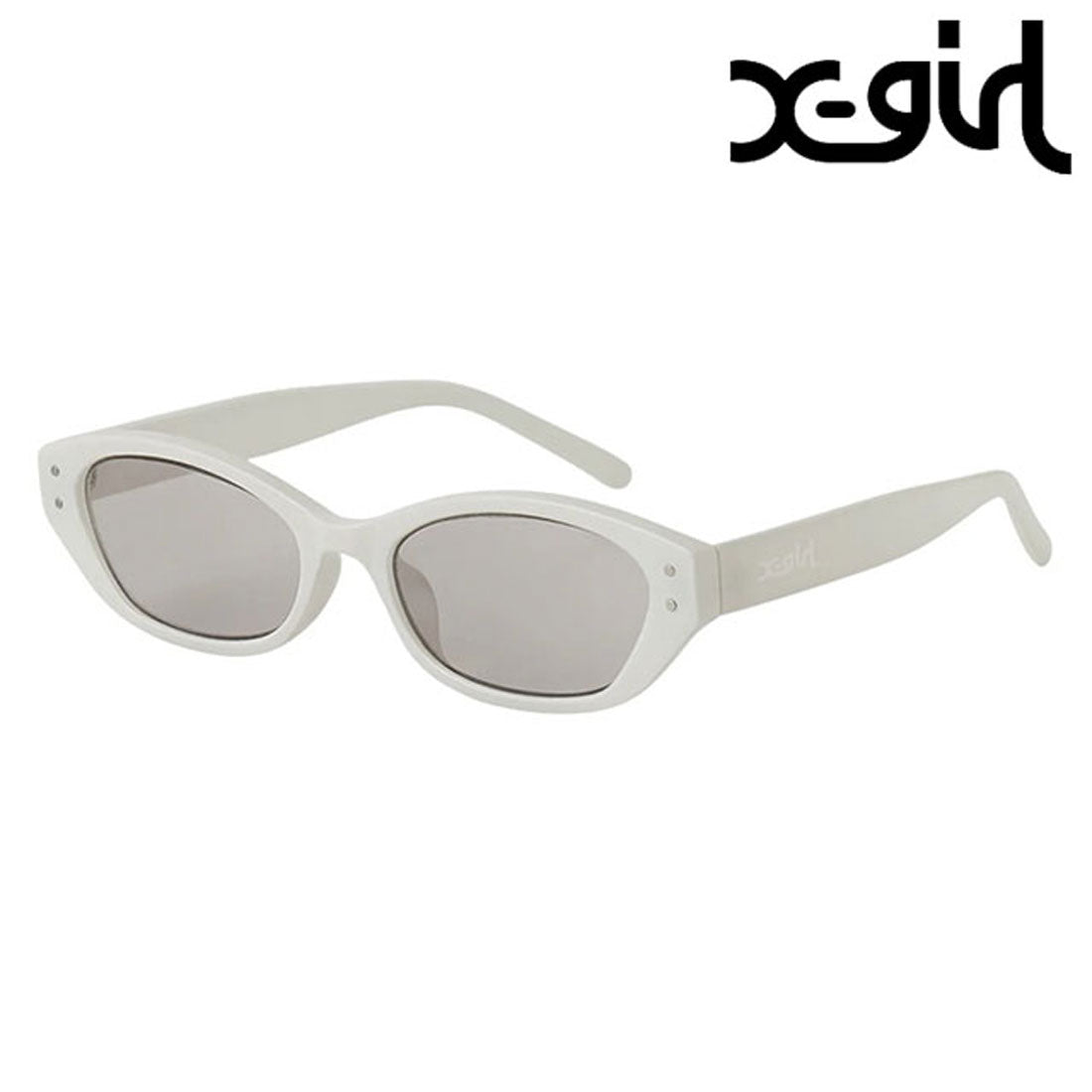 エックスガール X-girl FOX FRAME SUNGLASSES WHITE [105251054024 SS25] （WHITE） WHITE