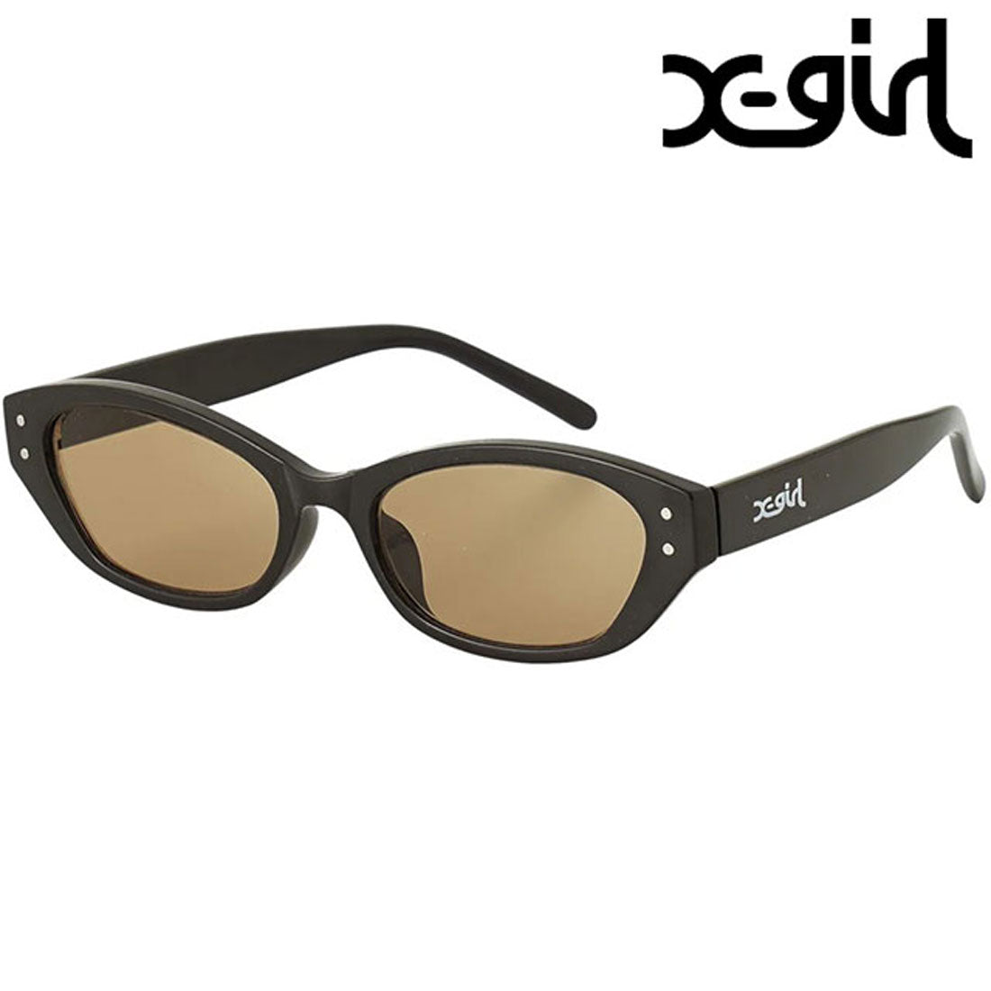 エックスガール X-girl FOX FRAME SUNGLASSES BROWN [105251054024 SS25] （BROWN） BROWN