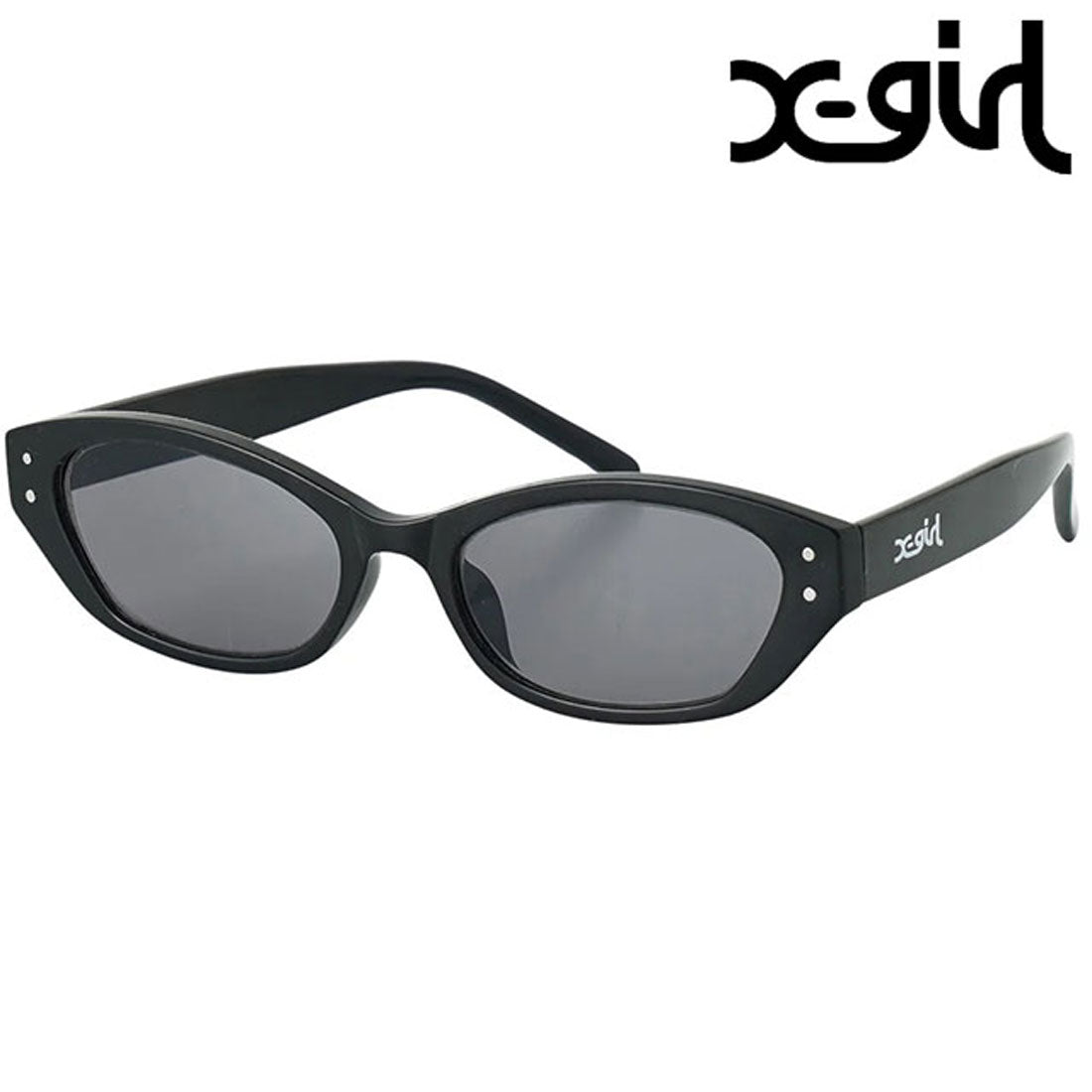 エックスガール X-girl FOX FRAME SUNGLASSES BLACK [105251054024 SS25] （BLACK） BLACK