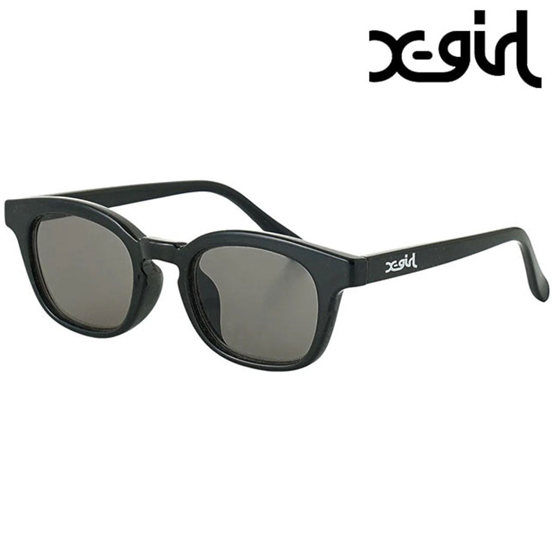 エックスガール X-girl MILLS LOGO WELLINGTON SUNGLASSES BLACK [105251054023 SS25] （BLACK） BLACK