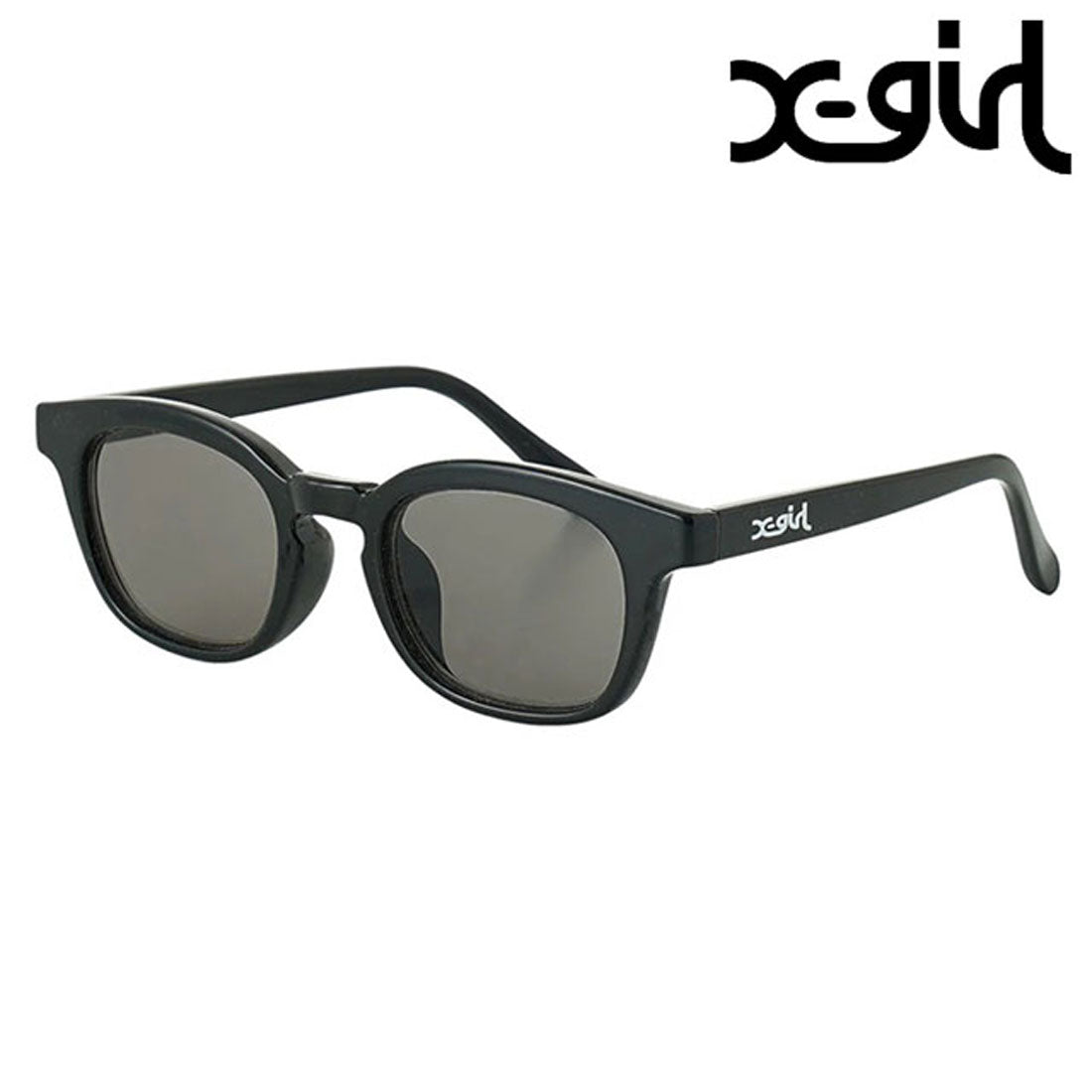 エックスガール X-girl MILLS LOGO WELLINGTON SUNGLASSES BLACK [105251054023 SS25] （BLACK） BLACK
