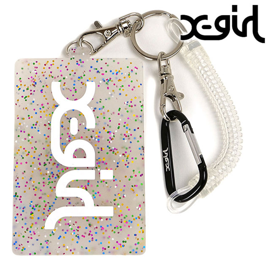エックスガール X-girl MILLS LOGO RUBBER PASS CASE MULTI [105225054007] （MULTI） MULTI